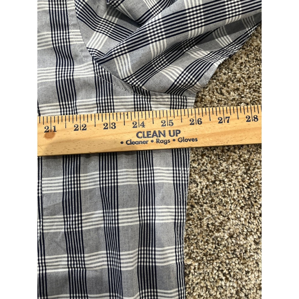 Antigua Mens XL St Louis‎ Cardinals Plaid Long Sleeve Button Up Shirt MLB - Picture 7 of 10